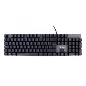 Teclado Gamer TEROS TE-4074G, RGB, USB 2.0, Color Negro