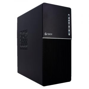 Case TEROS TE-1037S, Factor de forma ATX, 250 W, USB 3.0 / 2.0, Audio, Negro