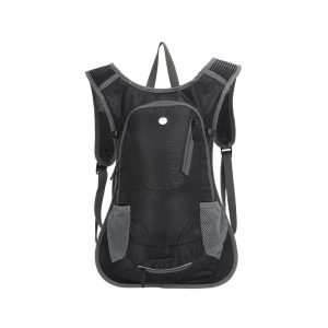 Mochila de Hidratación TEROS TE-9034BK, incluye bolsa de agua de 2L, Poliéster, Negro