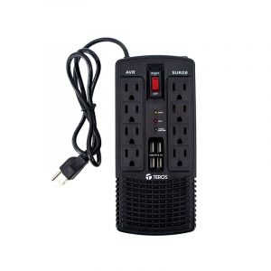 Estabilizador de Voltaje TEROS TE-7180 AVR1200VA / 600W 184-276 VAC