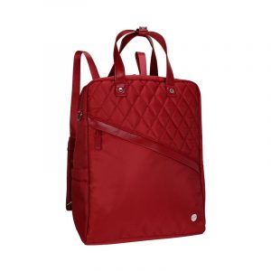 Backpack Teros Roseann II TE-9049RD, para Notebooks de hasta 14.1", Color Rojo