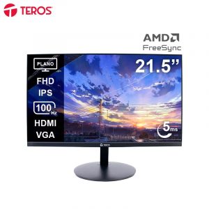 Monitor Plano Teros TE-2130CS, 21.5" FHD IPS, 100Hz, 5ms, HDMI, VGA