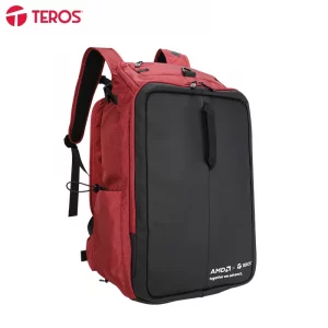 Backpack TEROS Alltracker AMD TE-ATK9060, para Notebooks de hasta 15.6", Rojo/Negro