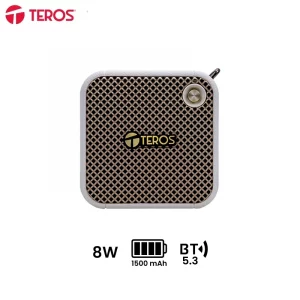 Parlante inalámbrico TEROS Legacy LEG-6051BG, BT 5.3, 8W, 1500 mAh, USB