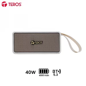 Parlante inalámbrico TEROS Legacy LEG-6052BG, BT 5.3, 40W, 4000mAh, USB