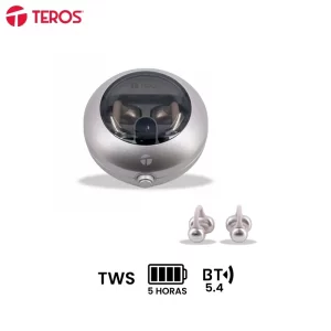 Audífonos inalámbricos TEROS TE-80712RS, BT 5.4, USB