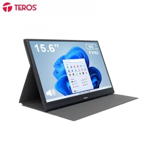 Monitor portátil TEROS TE-1501S, 15.6" FHD IPS, HDMI, USB-C, Audio out, Parlantes