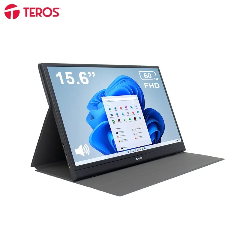 Monitor Portatil Teros TE-1501S 15.6″ Plano IPS FHD (1920 x 1080) 60Hz USB