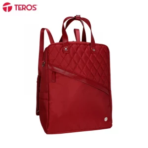 Backpack TEROS Roseann II TE-9049RD, para Notebooks de hasta 14.1", Rojo