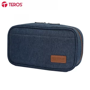 Cartuchera / Estuche / Organizador / Portacables TEROS TE-ACS9017DB, Azul oscuro